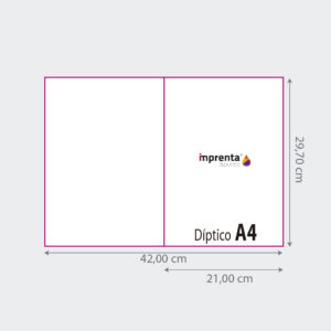 Díptico A4 (Cerrado 21x29,7 cm)