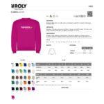 Sudadera sin capucha Roly Clásica