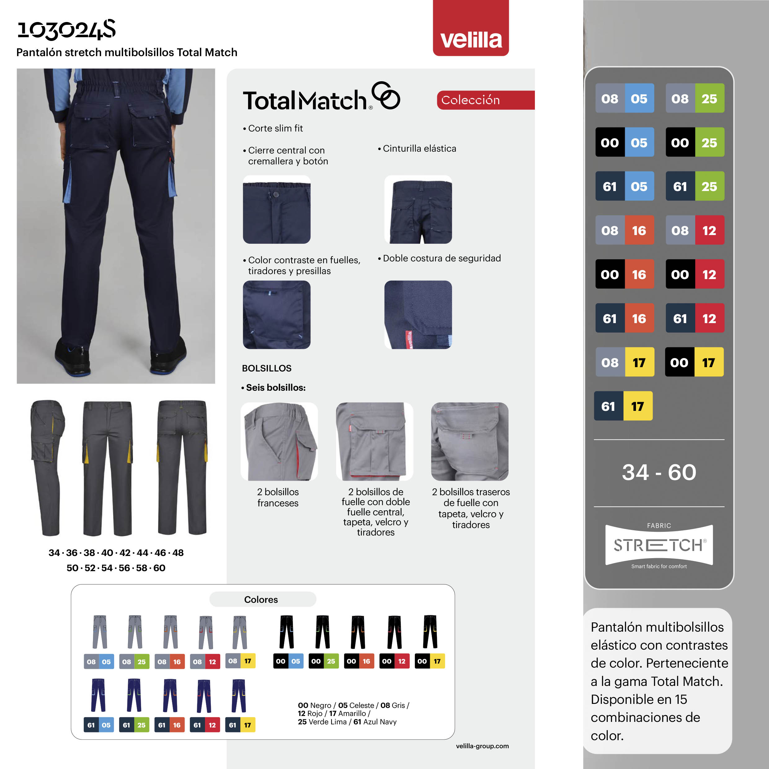 Pantalon Multibolsillos Personalizado Toledo - Imagen 4
