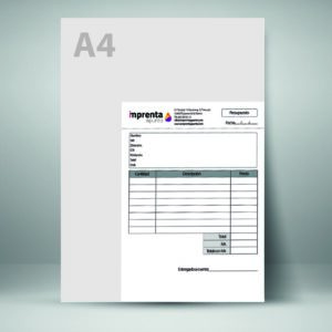 Talonarios Autocopiativos A5 (Personalizados)