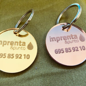 Llaveros de Metacrilato Espejo Personalizados