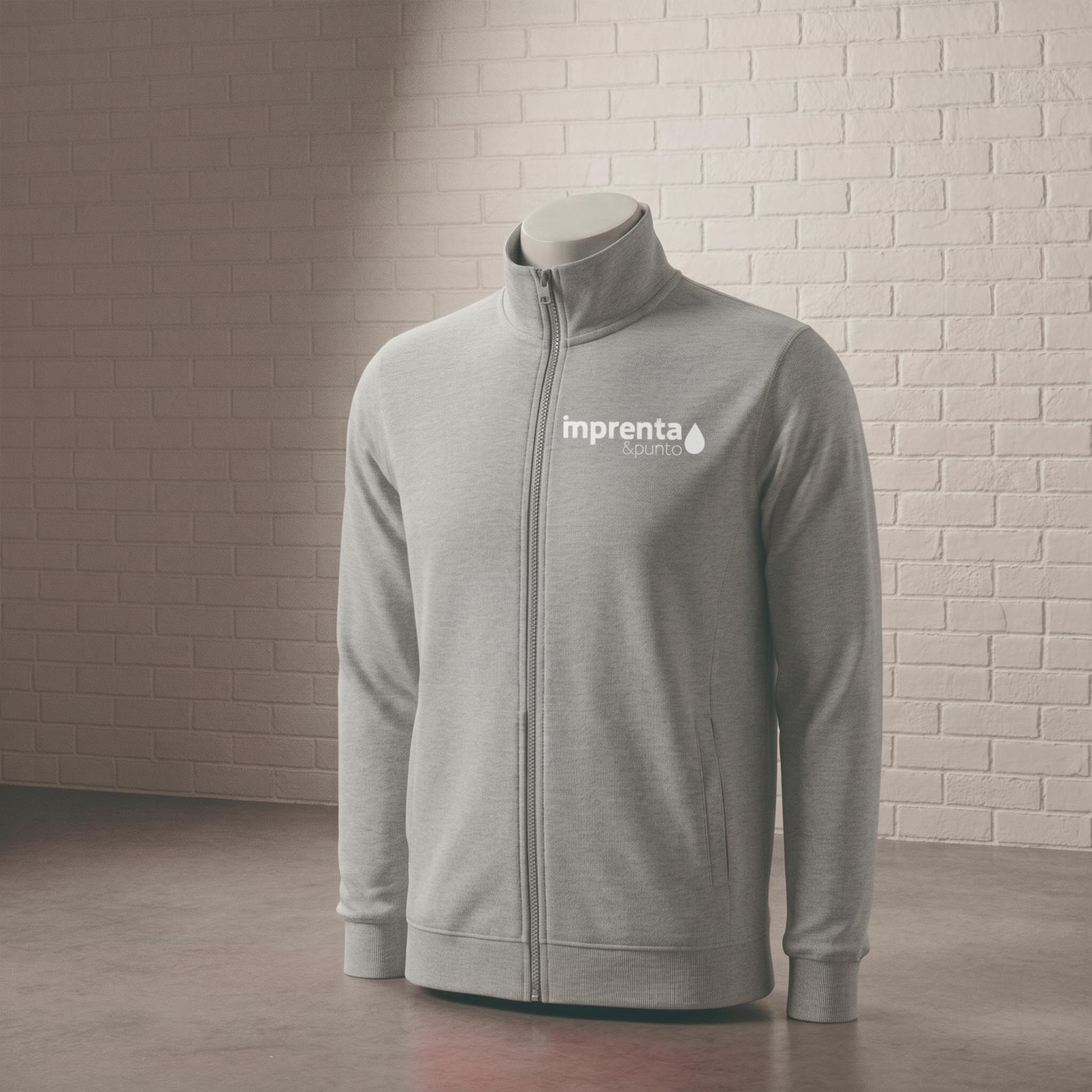 Sudaderas con Cremallera sin Capucha Personalizadas